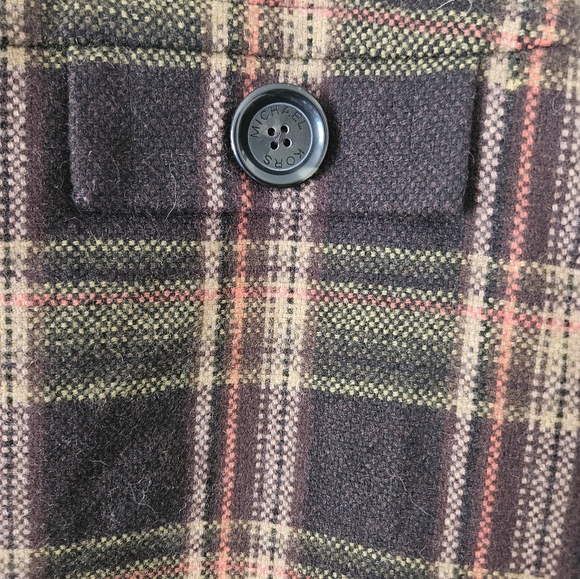 Michael kors wool plaid mini skirt - Picture 7 of 7